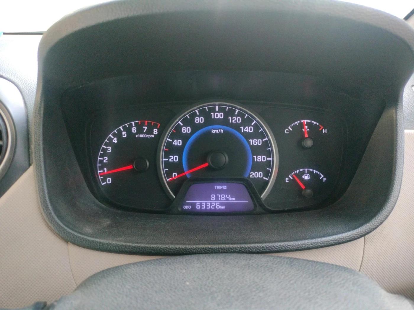 2013 Hyundai Grand i10 MAGNA 1.2 KAPPA VTVT, Petrol, Manual, 63,326 km, interior