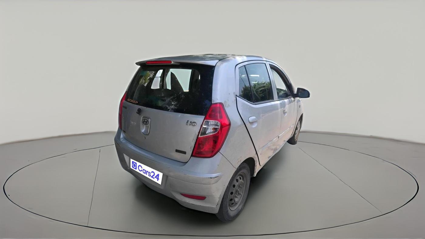 2011 Hyundai i10 SPORTZ 1.2 AT, CNG, Automatic, 95,870 km, exterior