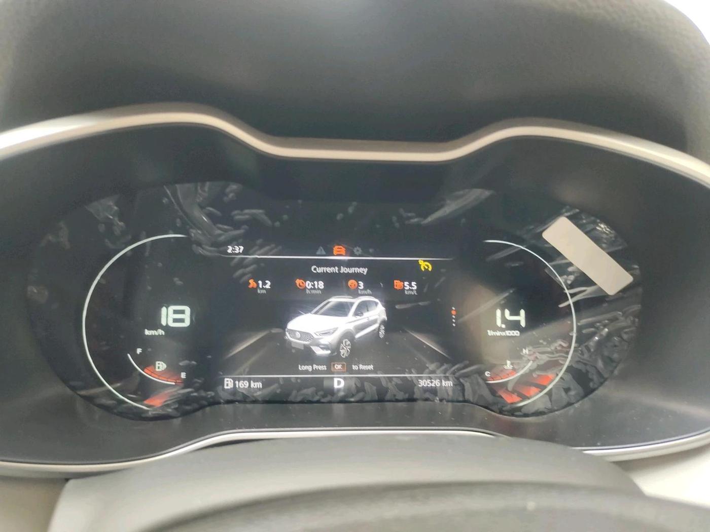 2023 MG ASTOR SHARP 1.5 CVT, Petrol, Automatic, 30,527 km, interior