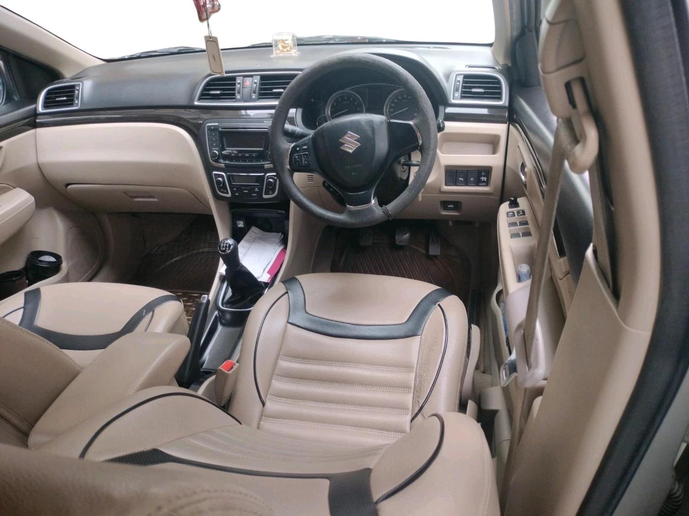 2017 Maruti Ciaz DELTA 1.4 MT PETROL, Petrol, Manual, 1,41,460 km, interior