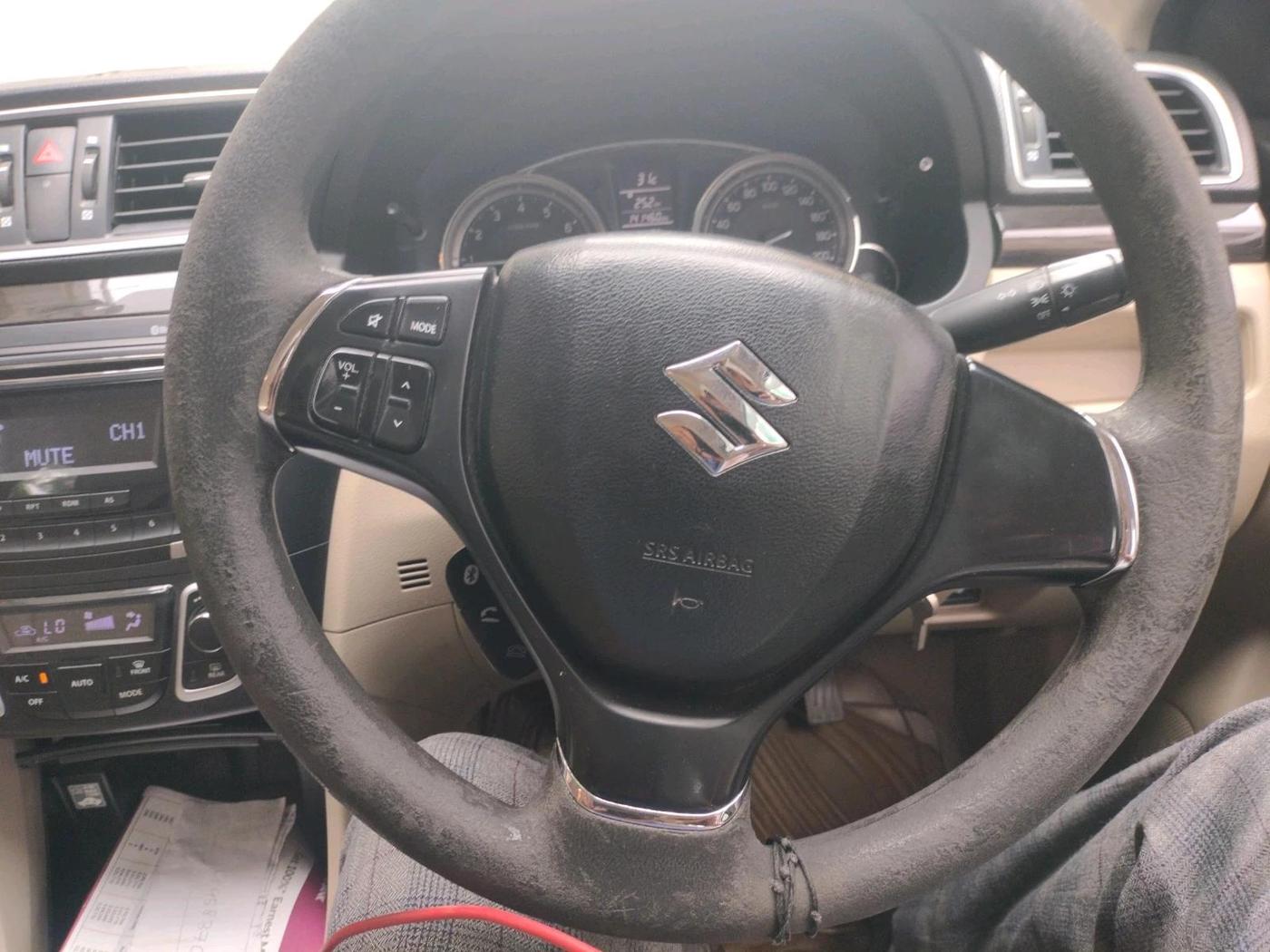 2017 Maruti Ciaz DELTA 1.4 MT PETROL, Petrol, Manual, 1,41,460 km, interior