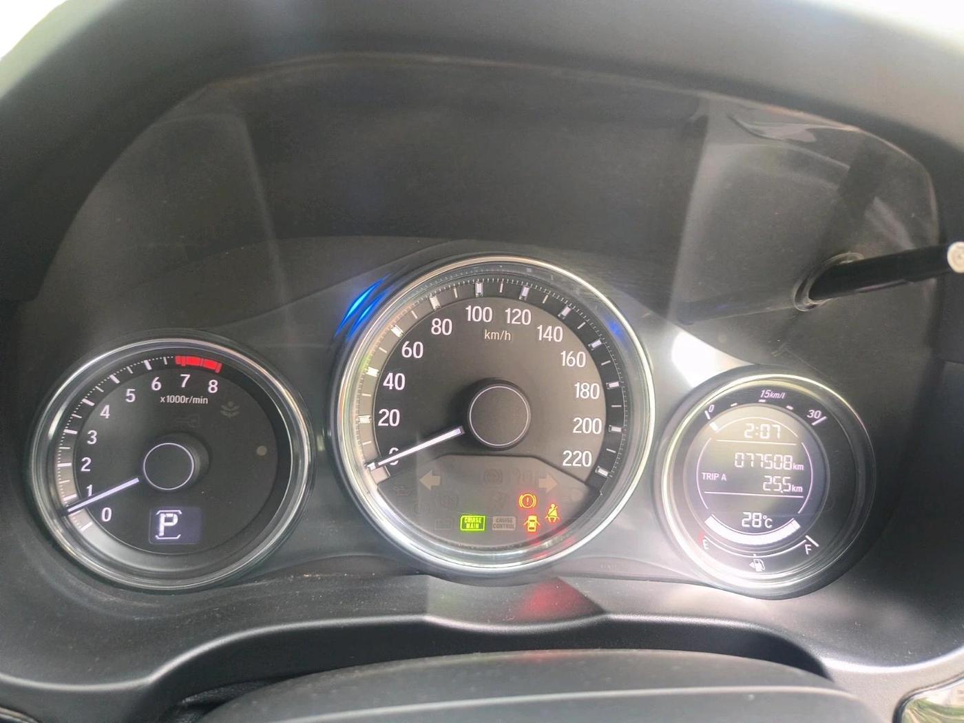 2017 Honda City 1.5L I-VTE V CVT, Petrol, Automatic, 77,508 km, interior
