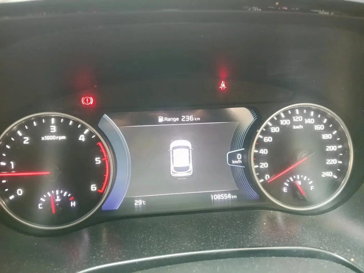 2019 KIA SELTOS HTX PLUS 1.5 DIESEL, Diesel, Manual, 1,08,554 km, interior