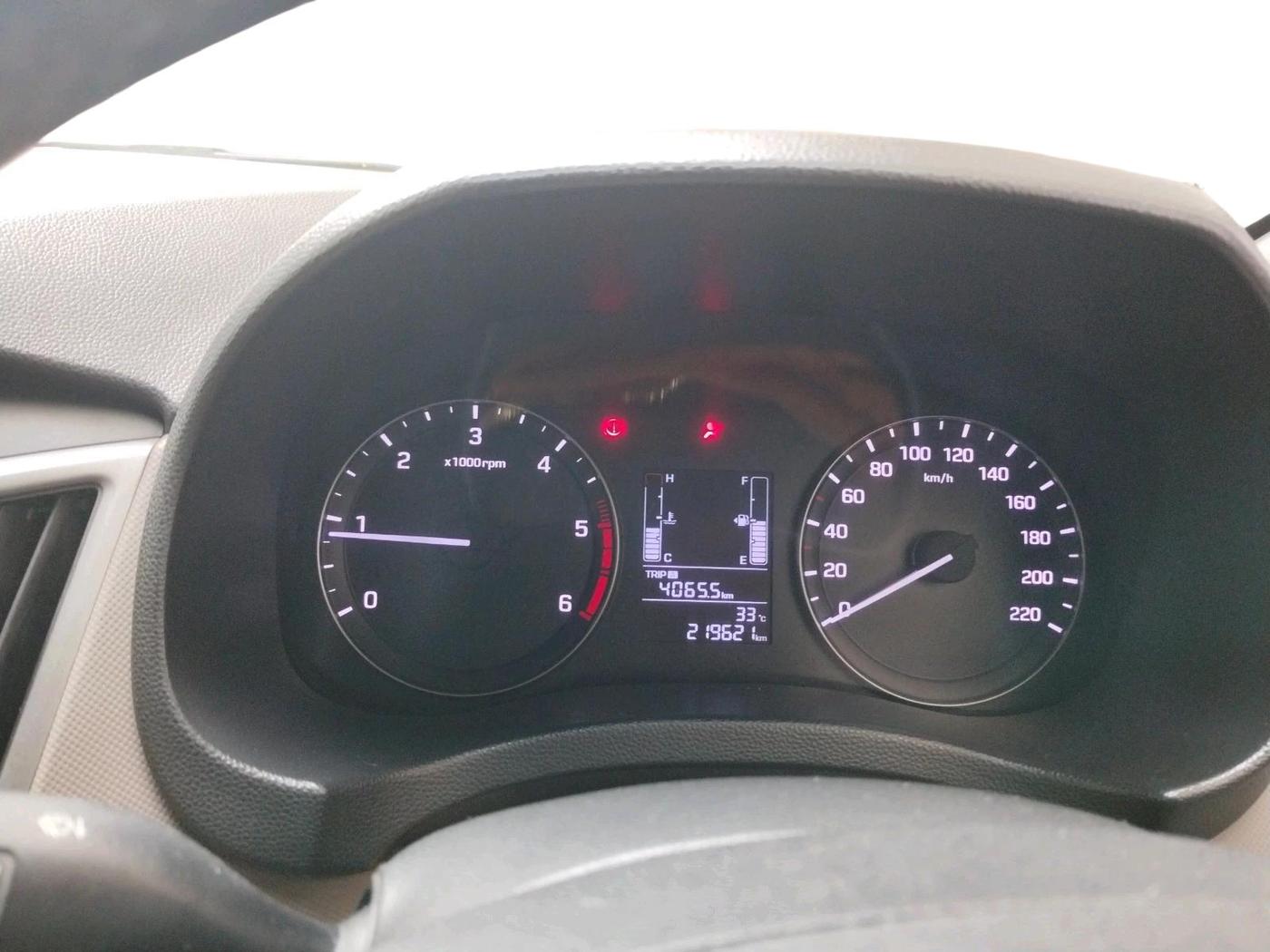 2016 Hyundai Creta BASE 1.4 DIESEL, Diesel, Manual, 2,19,621 km, interior