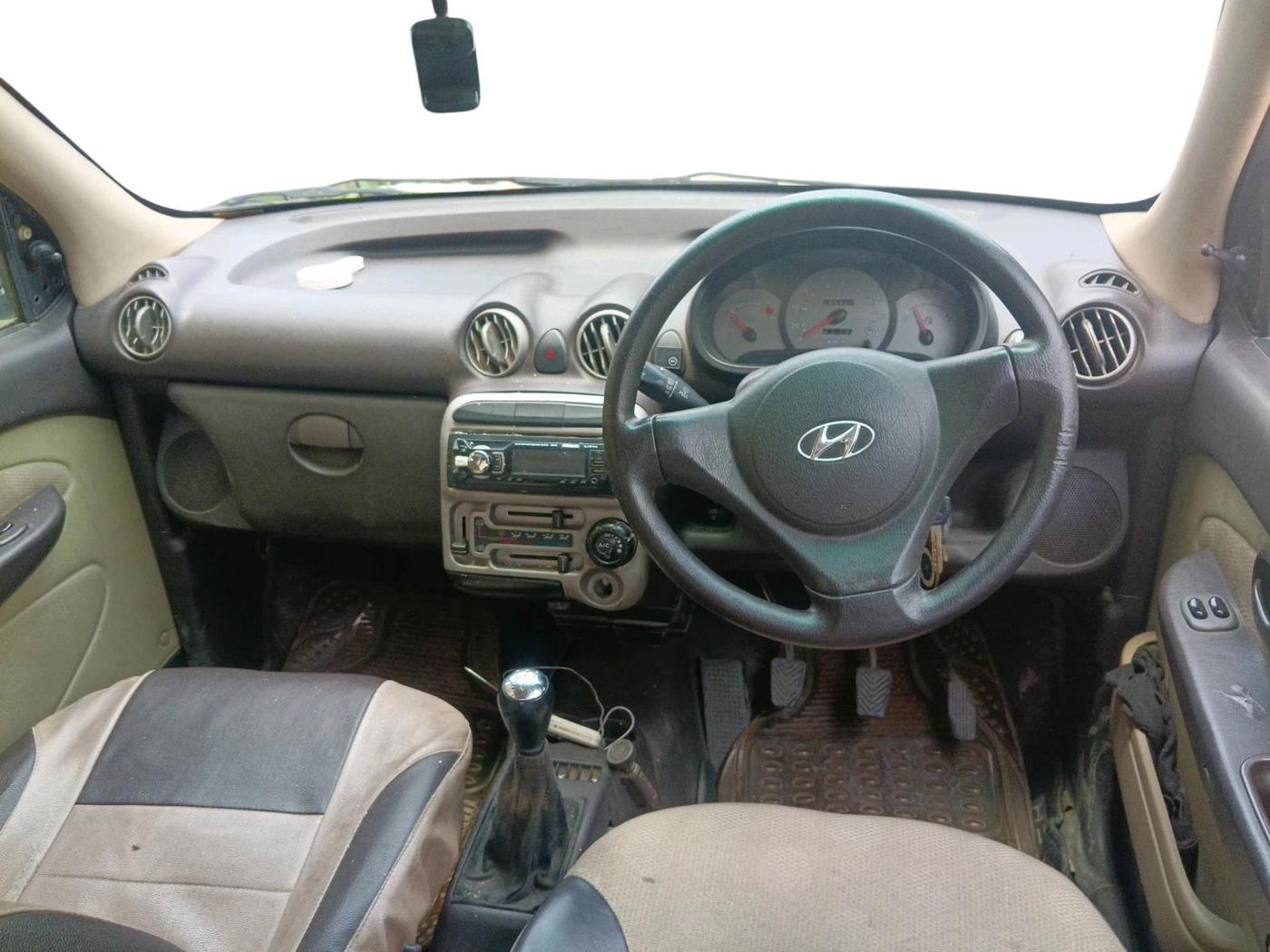 2011 Hyundai Santro Xing GL PLUS, CNG, Manual, 1,59,480 km, interior