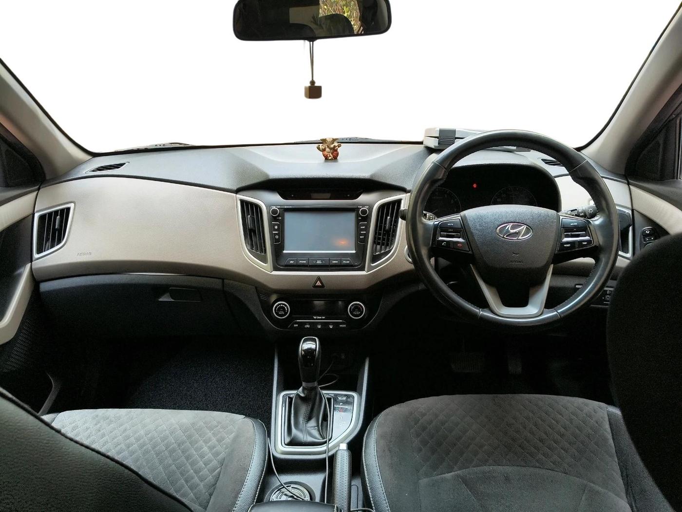 2016 Hyundai Creta SX PLUS AT 1.6 PETROL, Petrol, Automatic, 97,565 km, interior