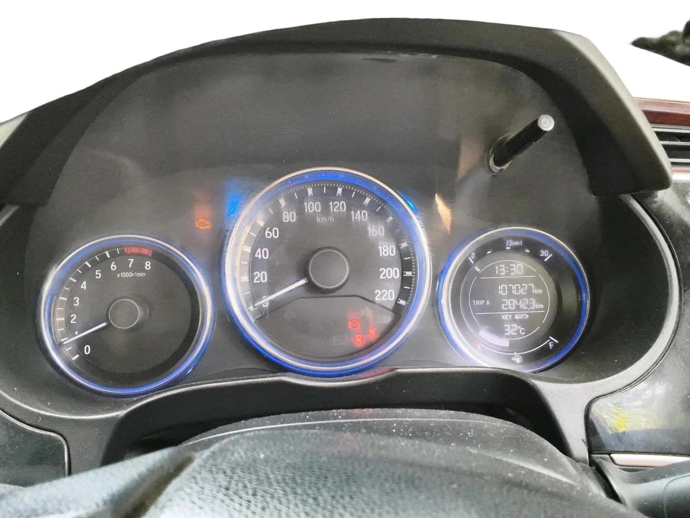 2016 Honda City 1.5L I-VTEC VX, CNG, Manual, 1,07,027 km, interior