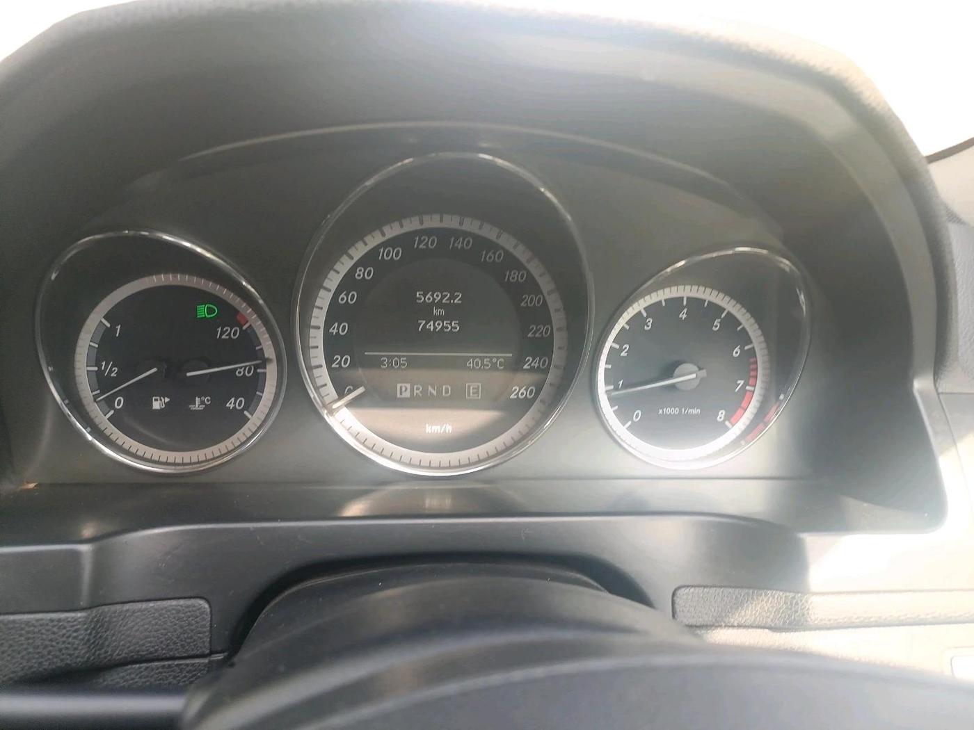2011 Mercedes Benz C Class C 200 CGI ELEGANCE, Petrol, Automatic, 74,955 km, interior