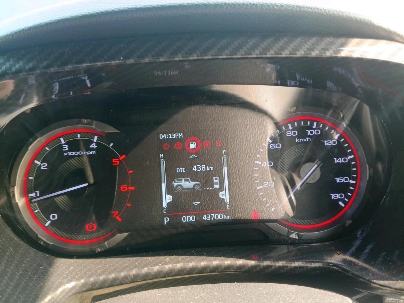 2023 Mahindra Thar LX D AT 4WD HT, Diesel, Automatic, 43,700 km, interior