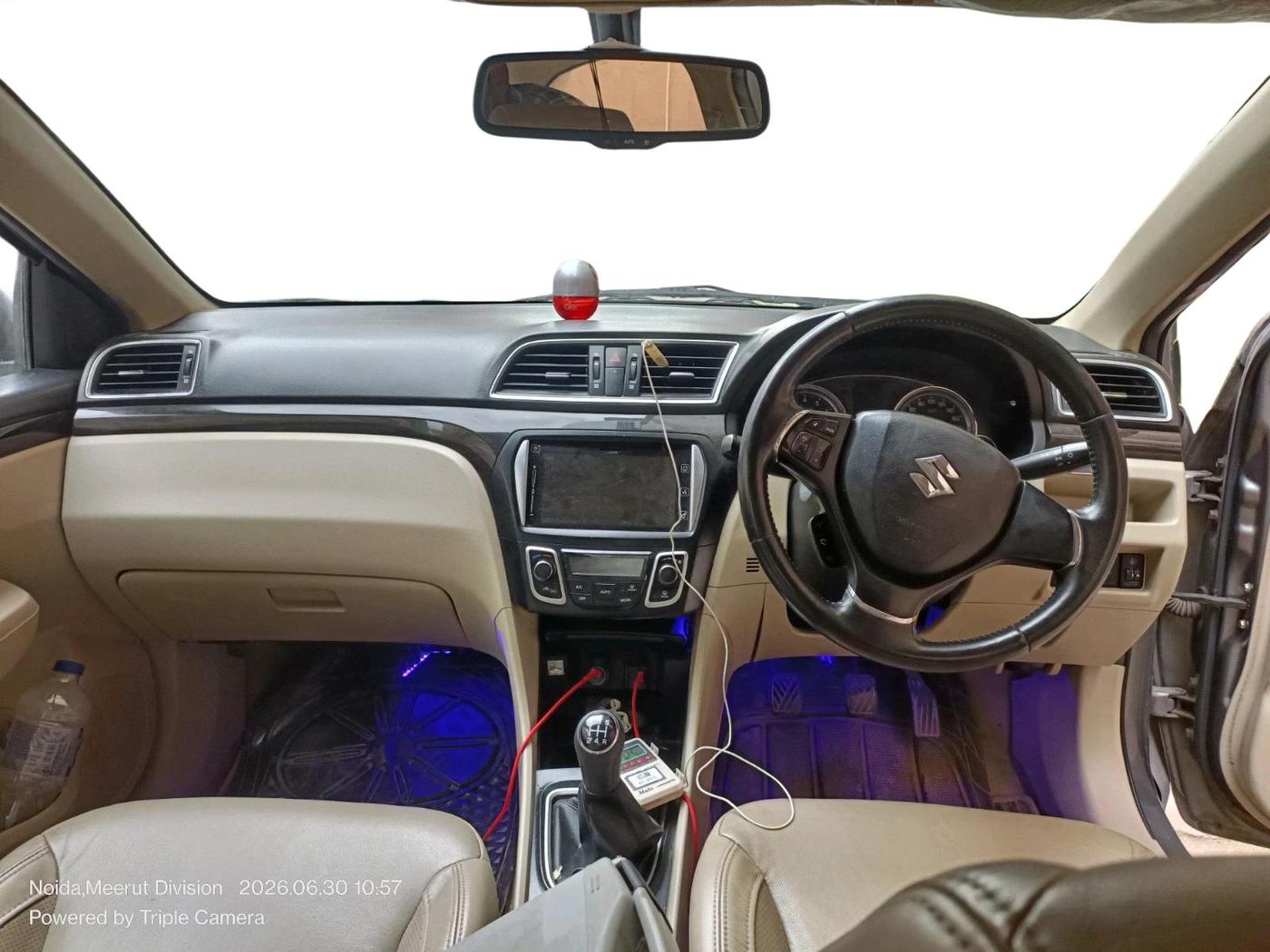 2018 Maruti Ciaz ALPHA 1.4 PETROL, CNG, Manual, 75,104 km, interior