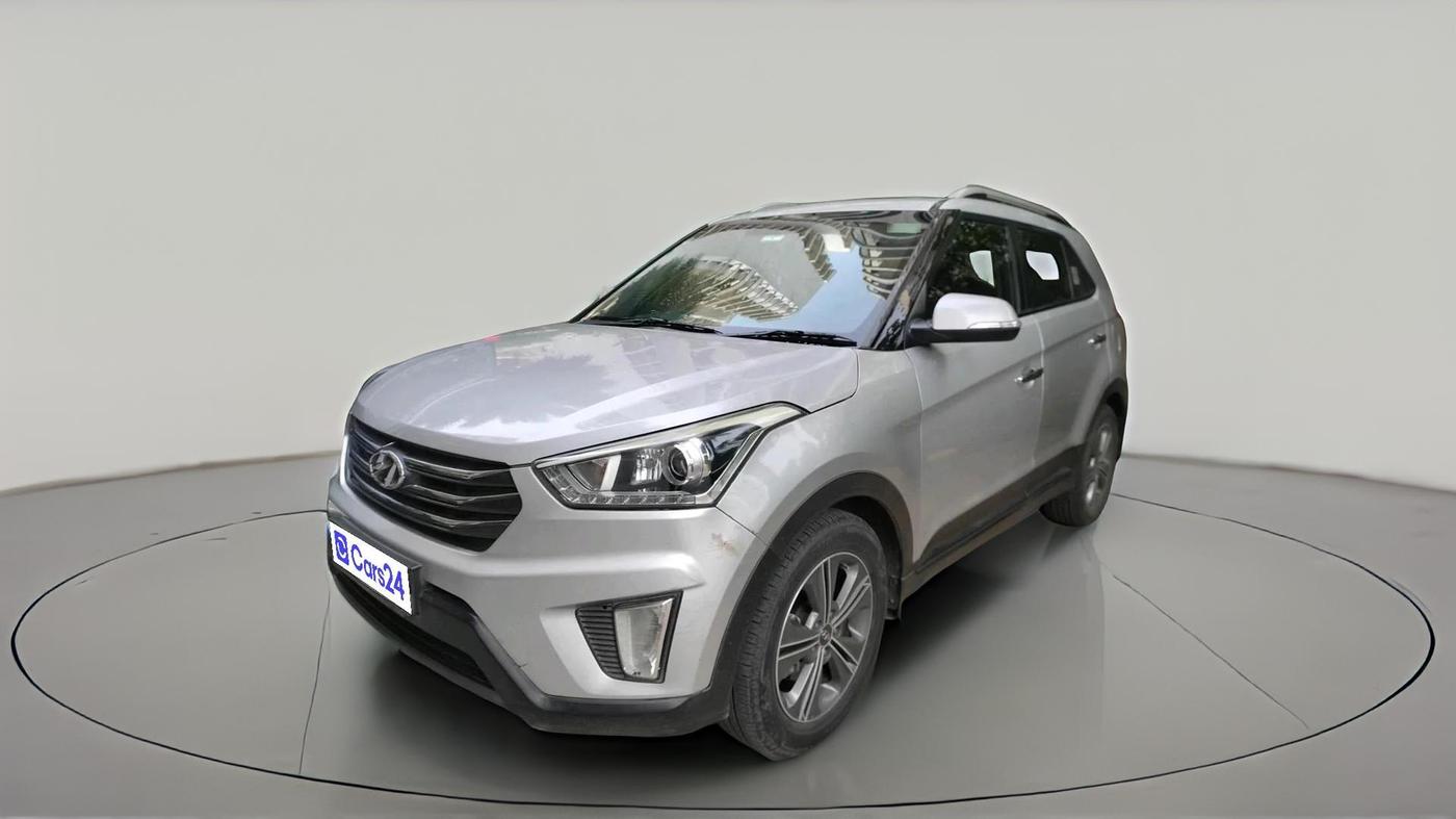 2017 Hyundai Creta SX PLUS AT 1.6 DIESEL, Diesel, Automatic, 1,80,057 km, exterior