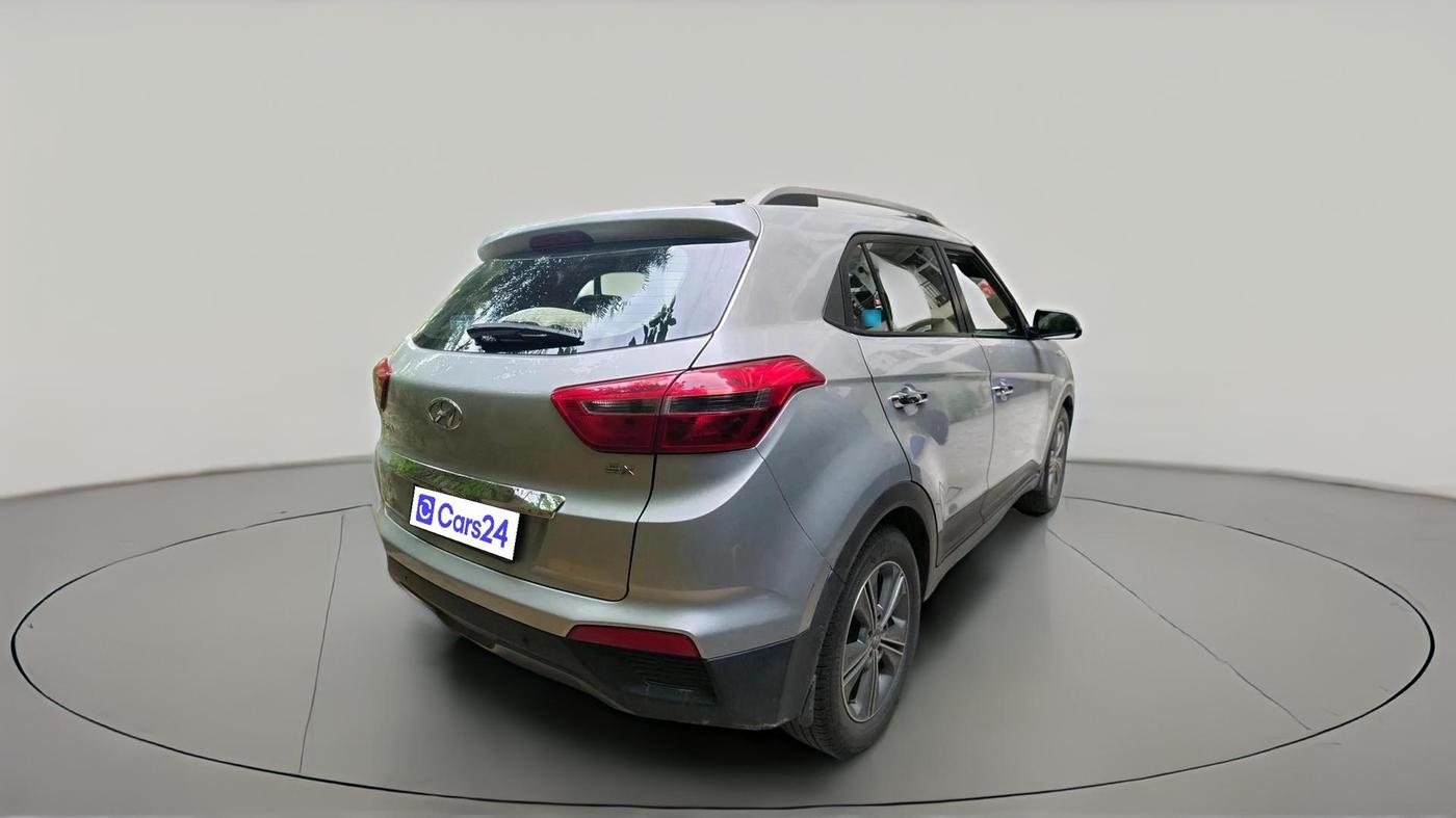 2017 Hyundai Creta SX PLUS AT 1.6 DIESEL, Diesel, Automatic, 1,80,057 km, exterior