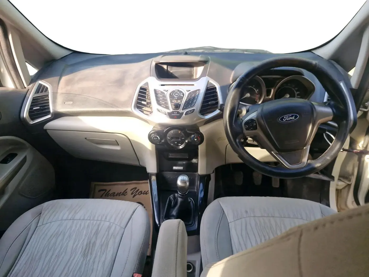 2015 Ford Ecosport TITANIUM 1.0L ECOBOOST, Petrol, Manual, 76,389 km, interior