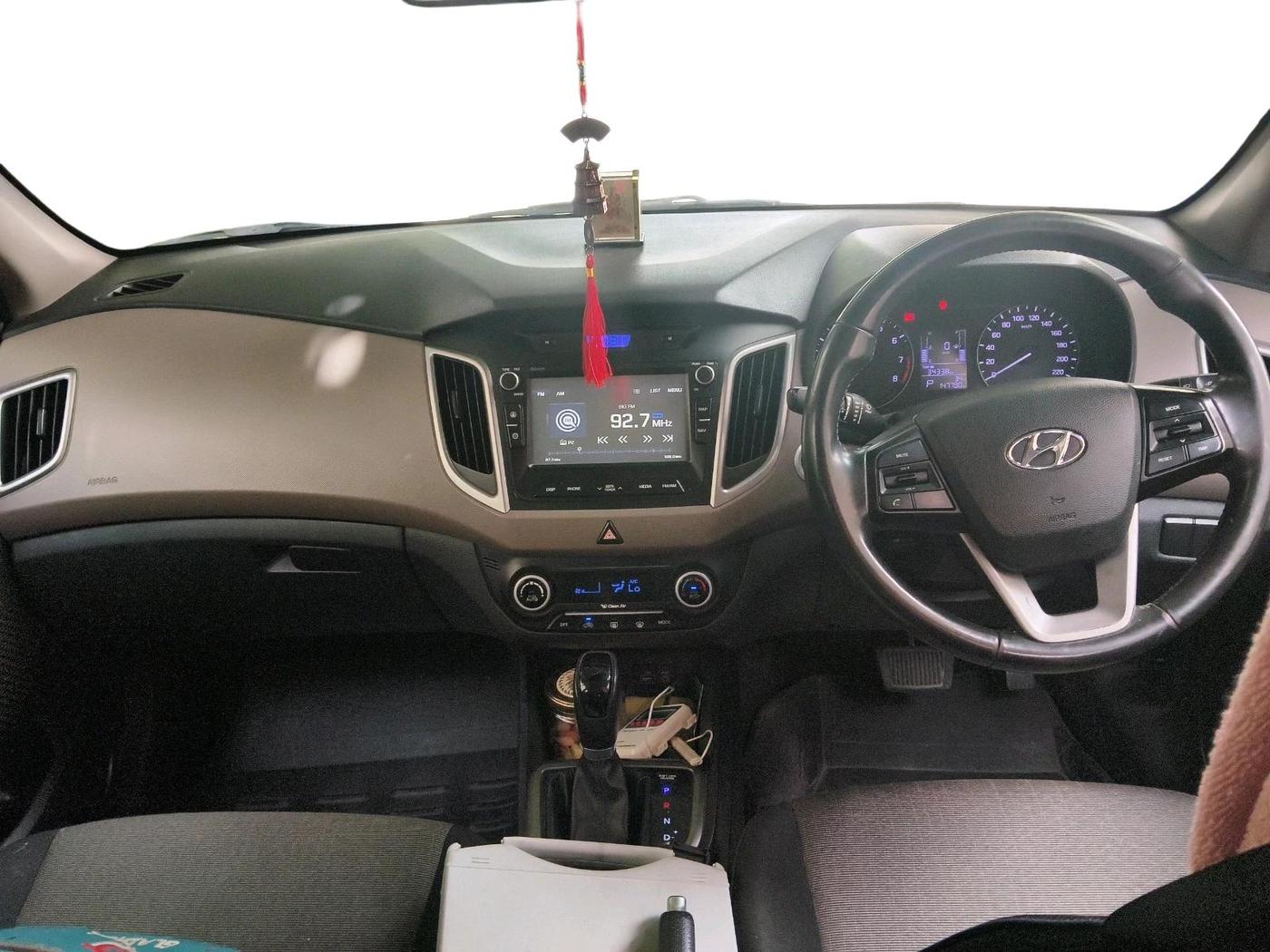 2017 Hyundai Creta SX PLUS AT 1.6 PETROL, Petrol, Automatic, 1,47,790 km, interior