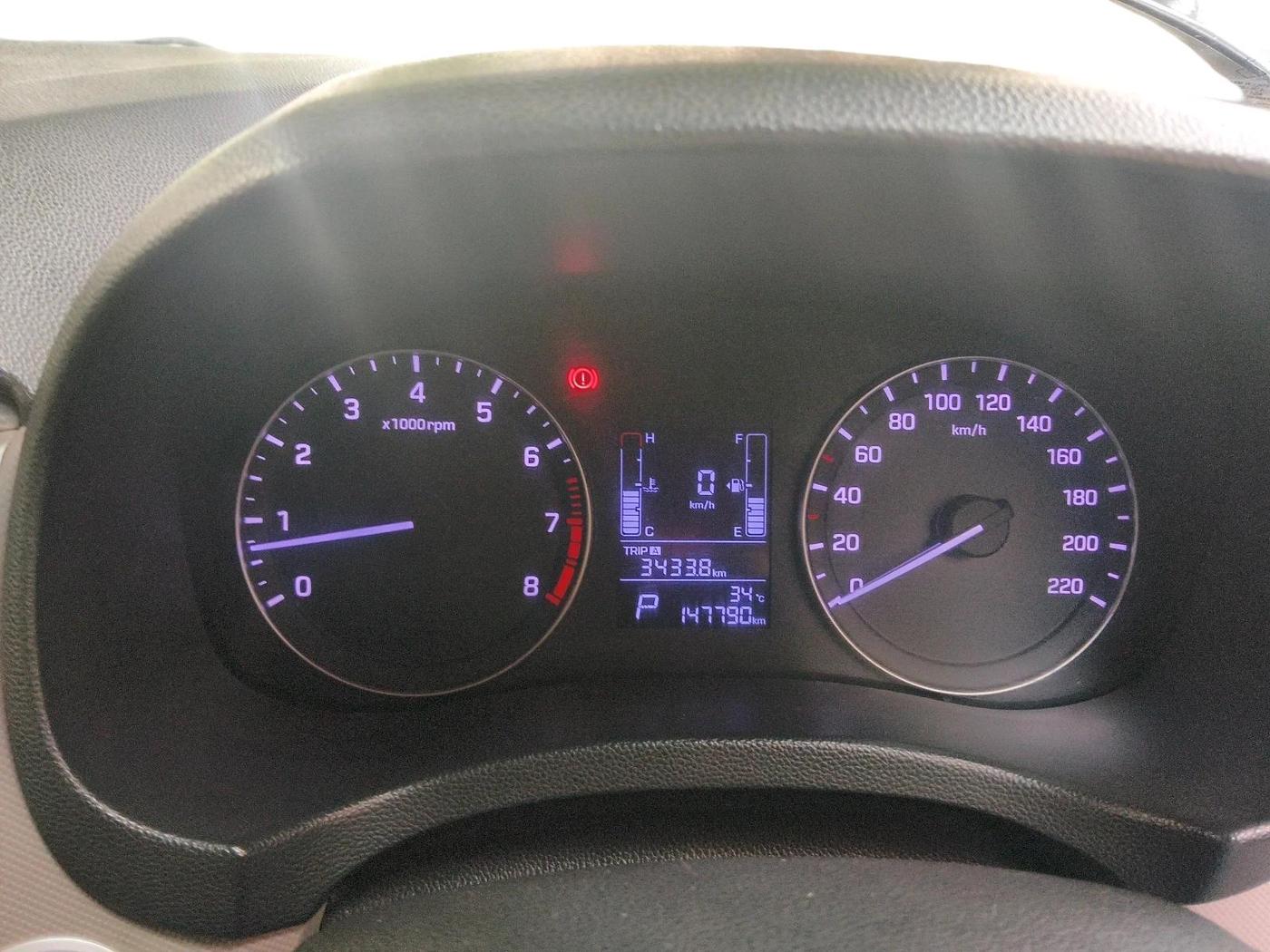 2017 Hyundai Creta SX PLUS AT 1.6 PETROL, Petrol, Automatic, 1,47,790 km, interior