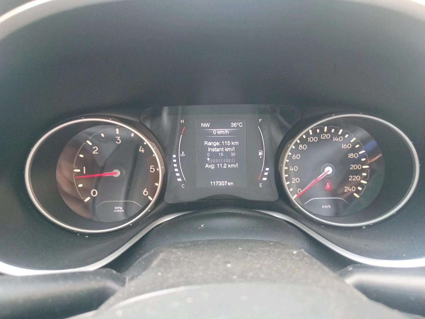 2018 Jeep Compass LIMITED 2.0 DIESEL, Diesel, Manual, 1,17,307 km, interior