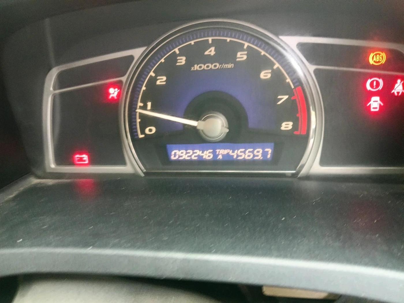 2011 Honda Civic 1.8L I-VTEC V MT, Petrol, Manual, 92,296 km, interior