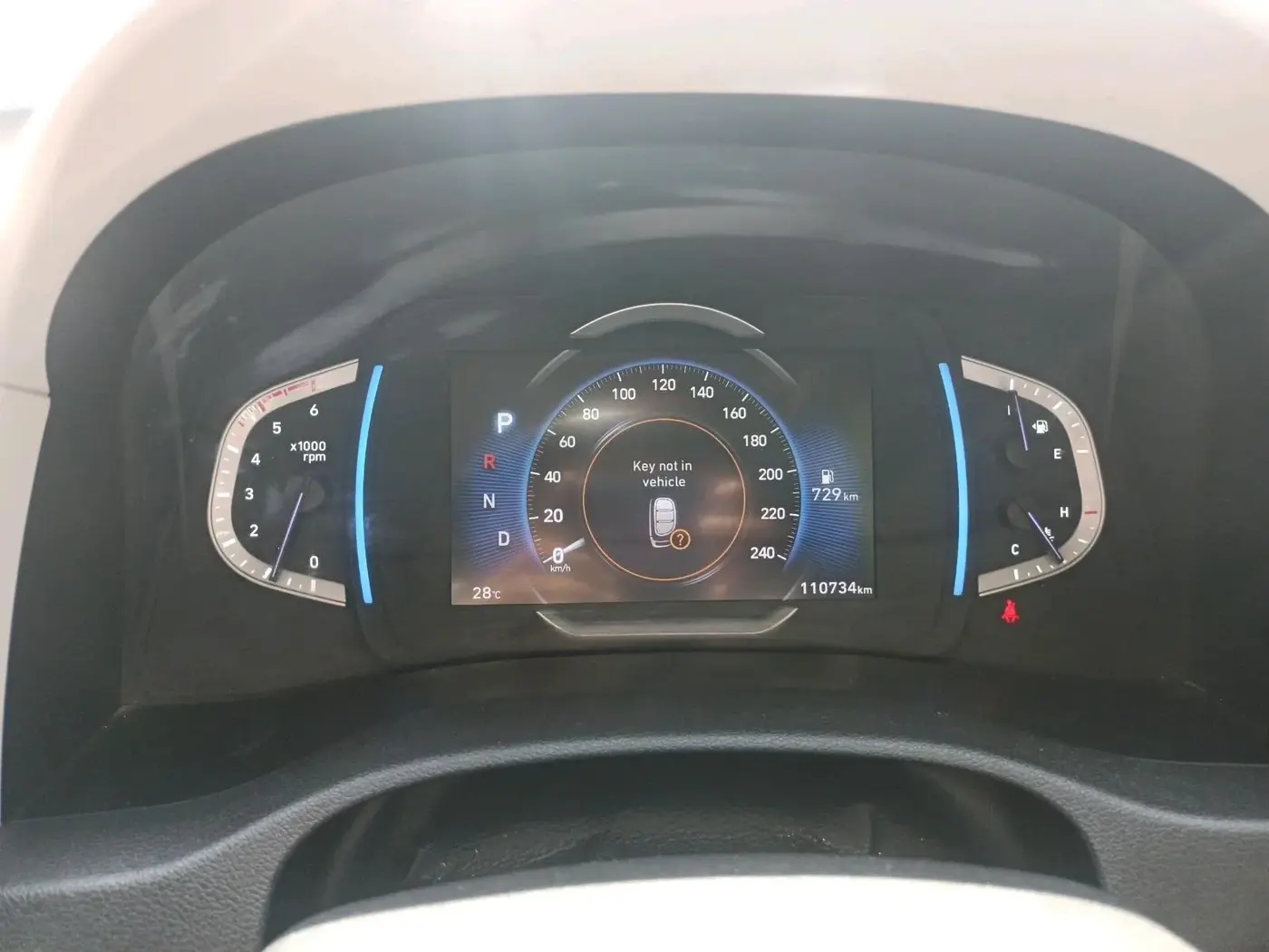 2020 Hyundai Creta SX (O) AT 1.5 DIESEL, Diesel, Automatic, 1,10,734 km, interior