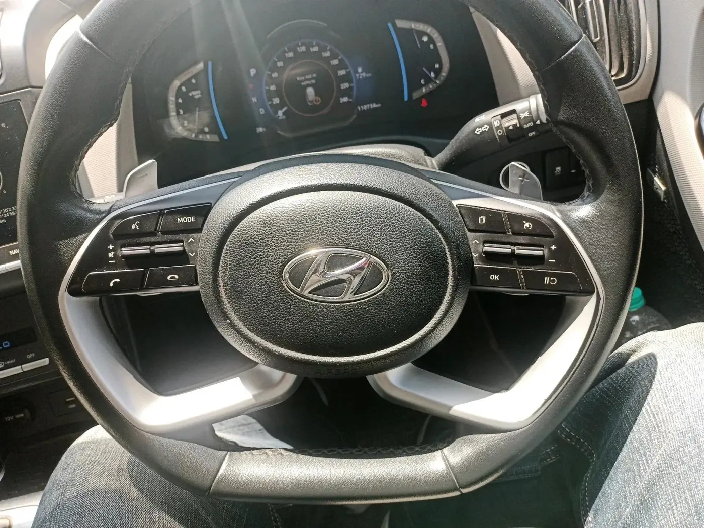 2020 Hyundai Creta SX (O) AT 1.5 DIESEL, Diesel, Automatic, 1,10,734 km, interior