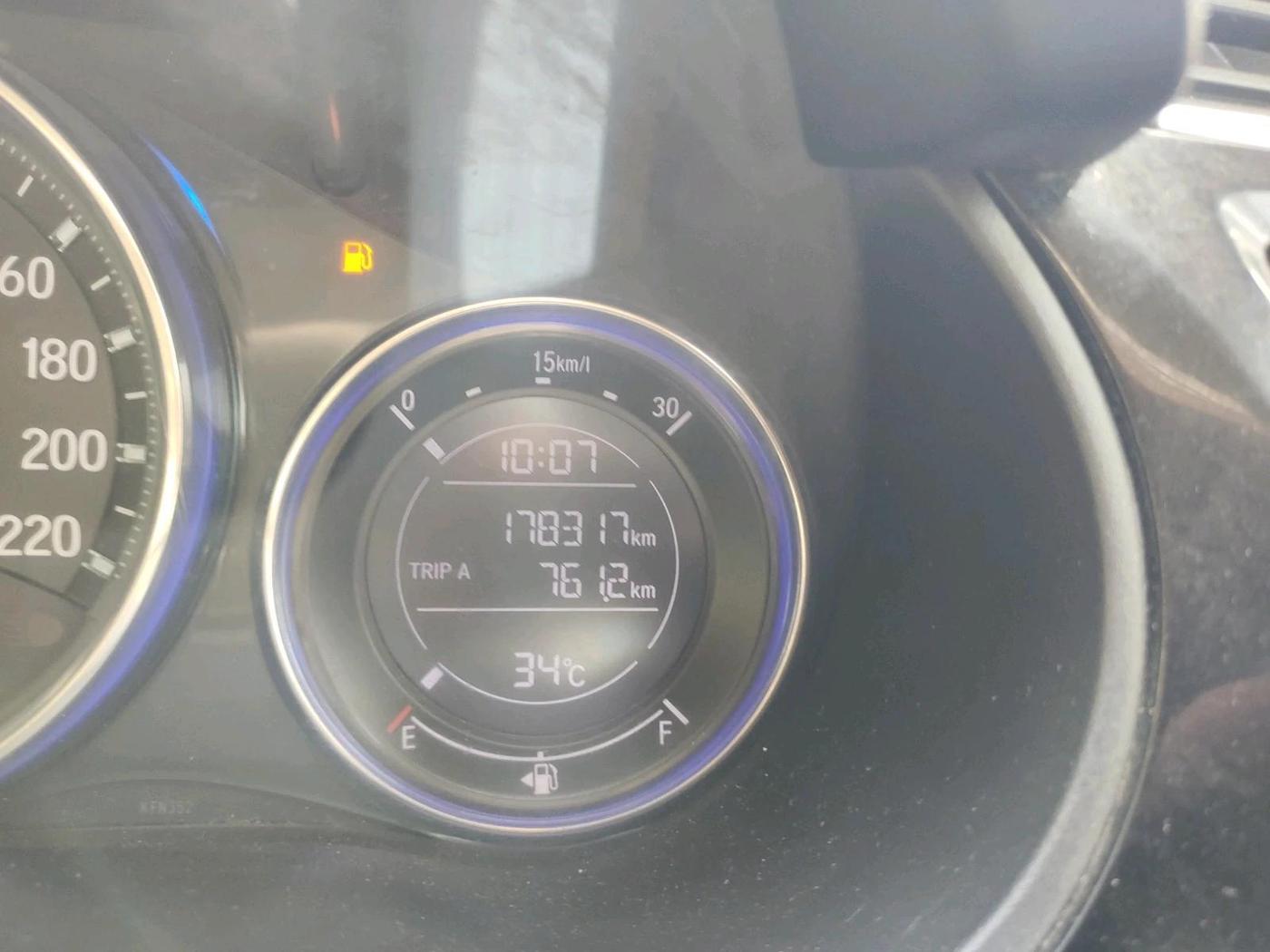 2015 Honda City 1.5L I-VTEC VX CVT, CNG, Automatic, 1,78,317 km, interior