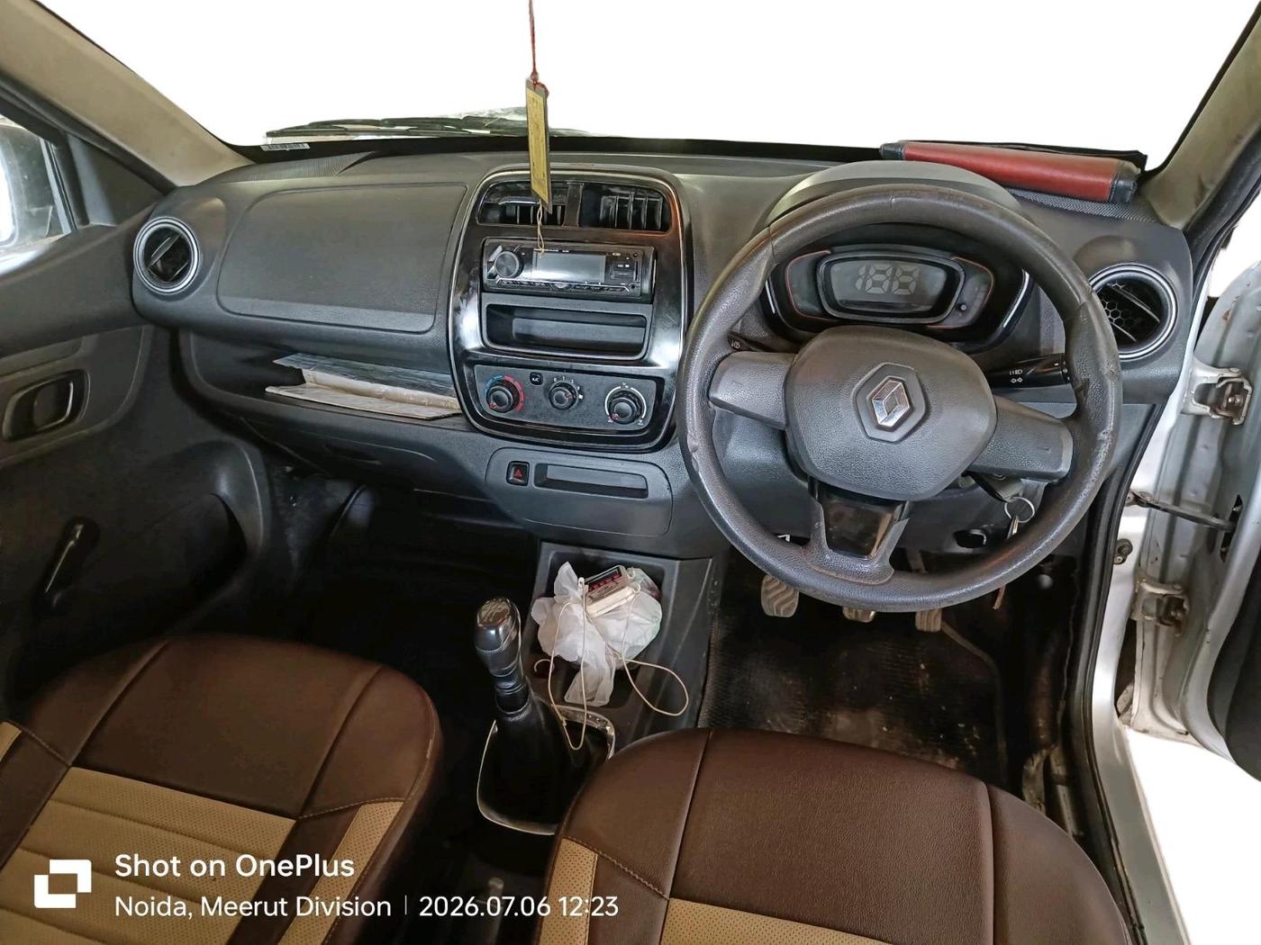 2016 Renault Kwid RXE, CNG, Manual, 76,741 km, interior