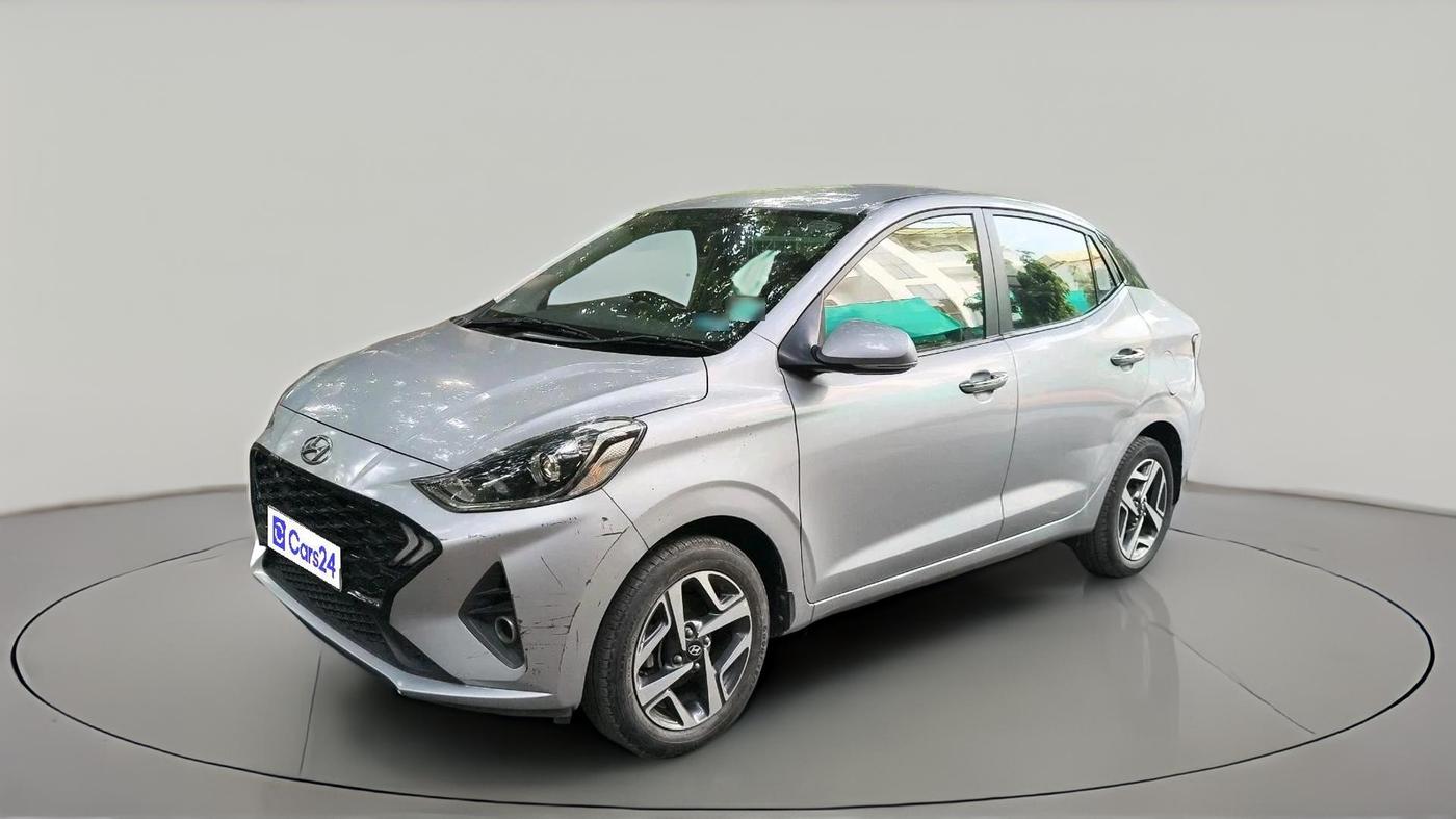 2020 Hyundai AURA SX+ 1.0 TURBO GDI MT, Petrol, Manual, 46,816 km, exterior