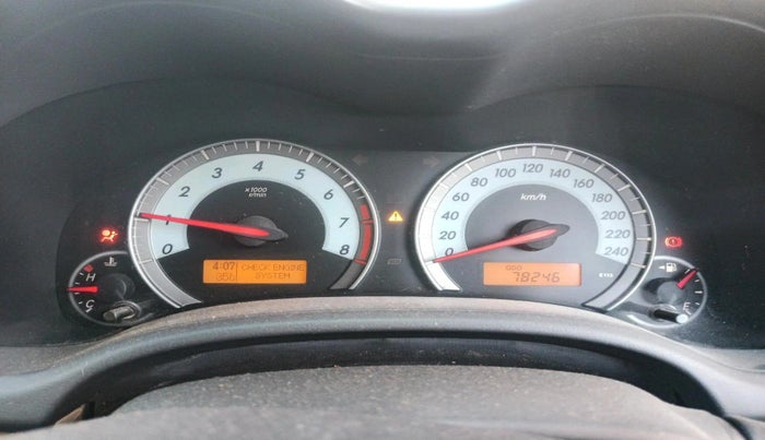 2012 Toyota Corolla Altis G PETROL, CNG, Manual, 78,246 km, interior