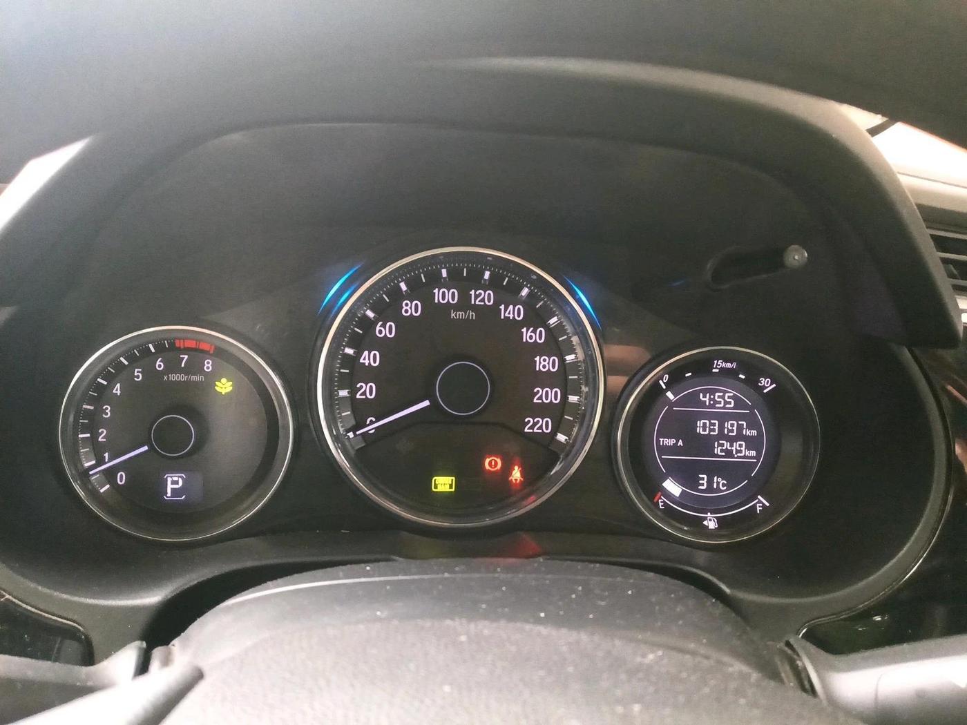 2017 Honda City 1.5L I-VTE V CVT, CNG, Automatic, 1,03,197 km, interior