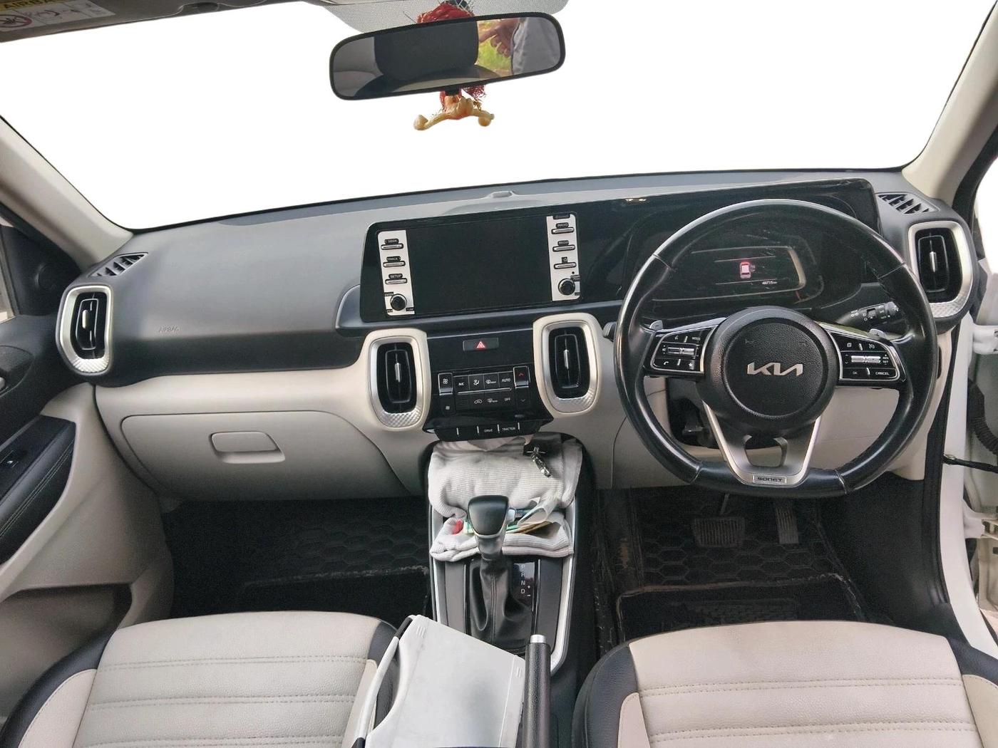 2023 KIA SONET HTX 1.0 DCT, Petrol, Automatic, 48,716 km, interior
