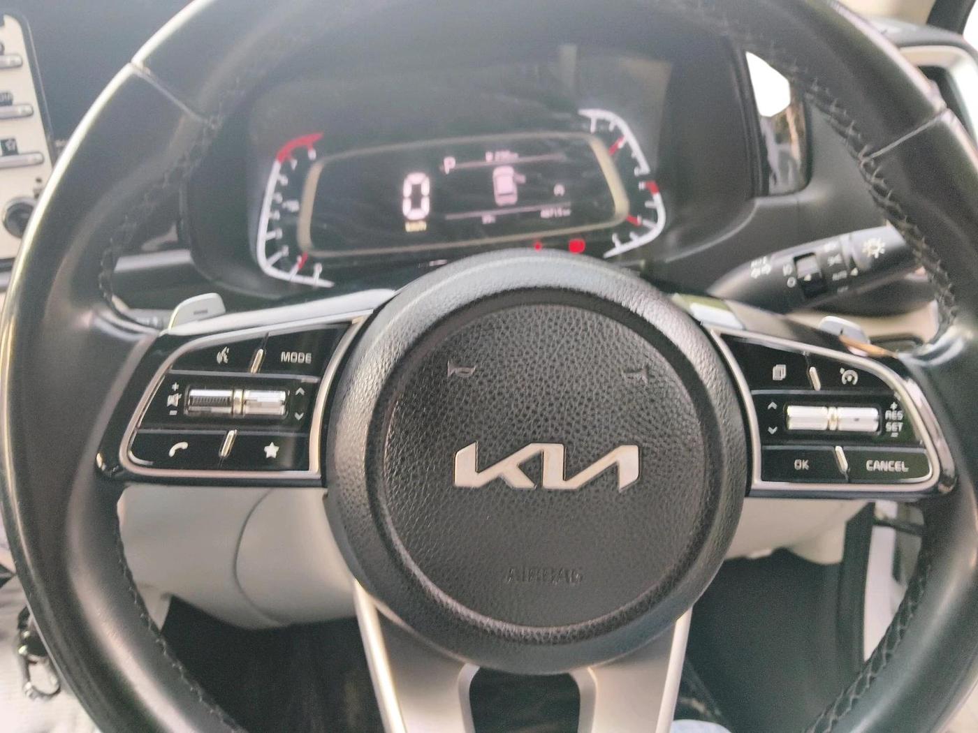 2023 KIA SONET HTX 1.0 DCT, Petrol, Automatic, 48,716 km, interior