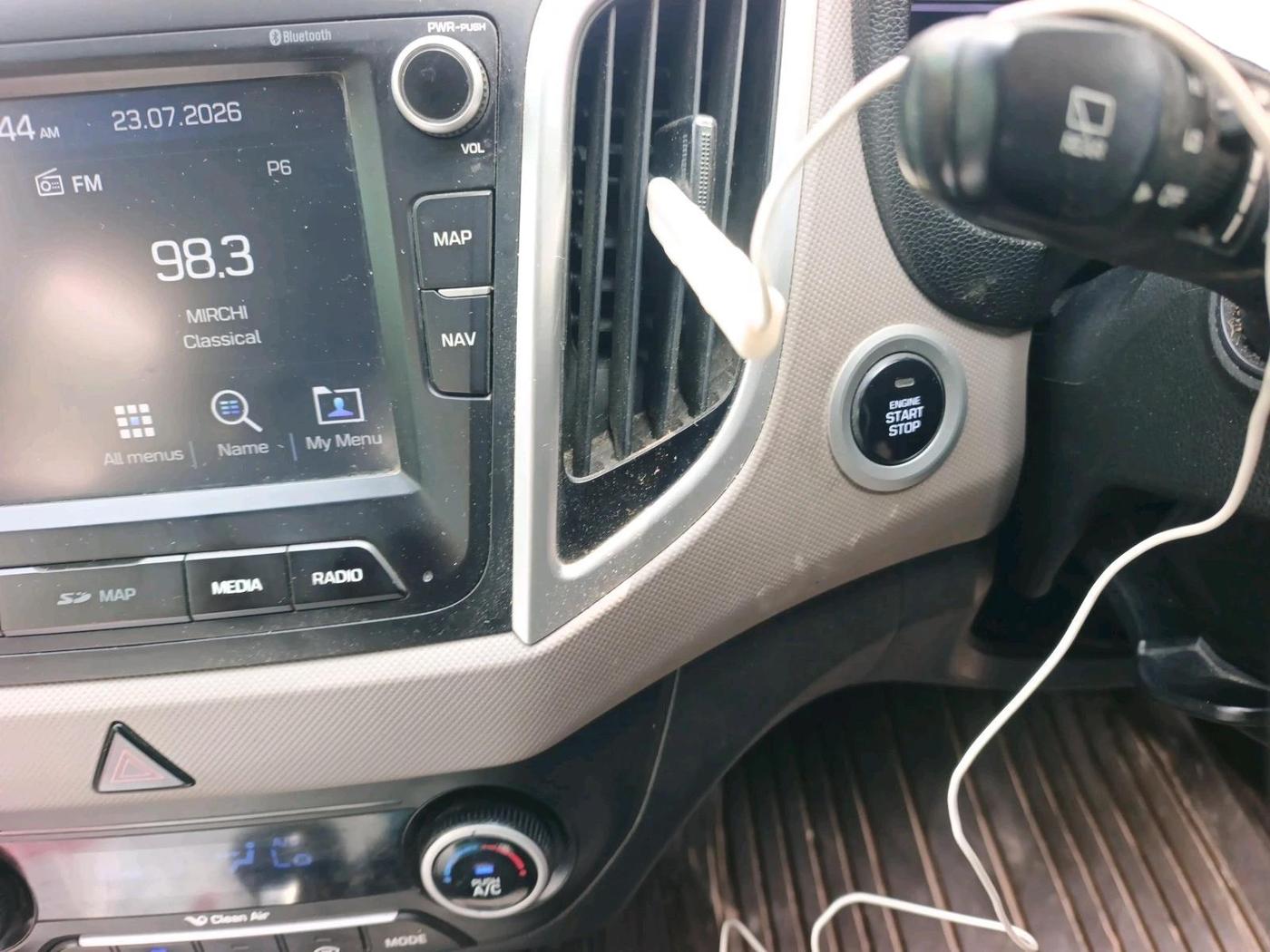 2018 Hyundai Creta SX AT 1.6 DIESEL, Diesel, Automatic, 98,232 km, interior