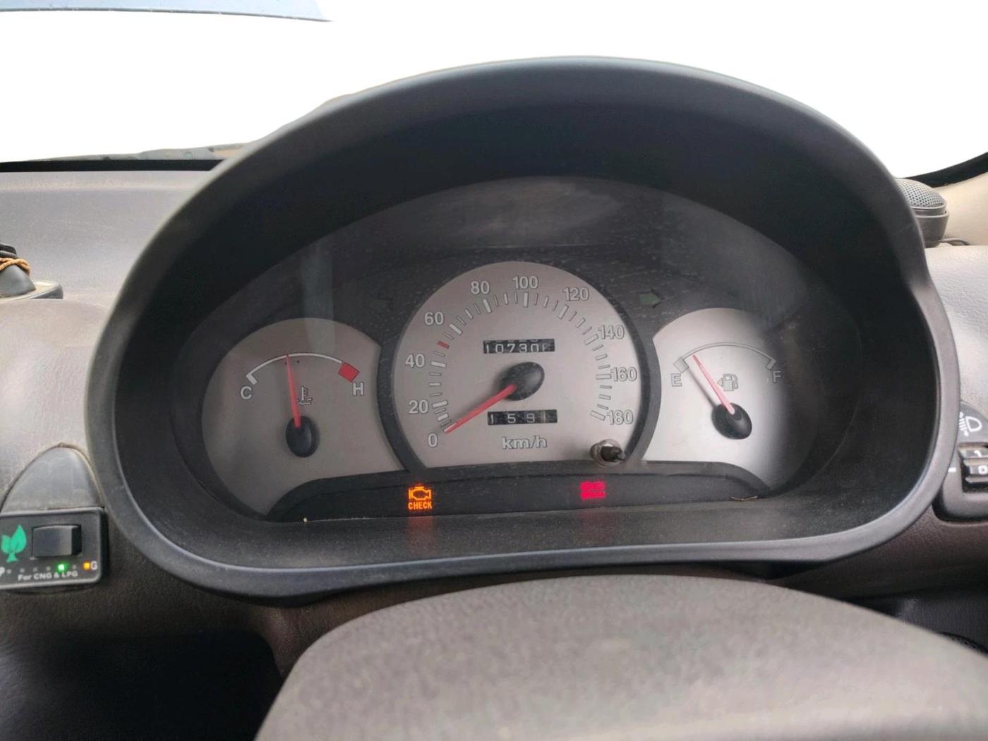 2011 Hyundai Santro Xing GL, CNG, Manual, 1,07,306 km, interior
