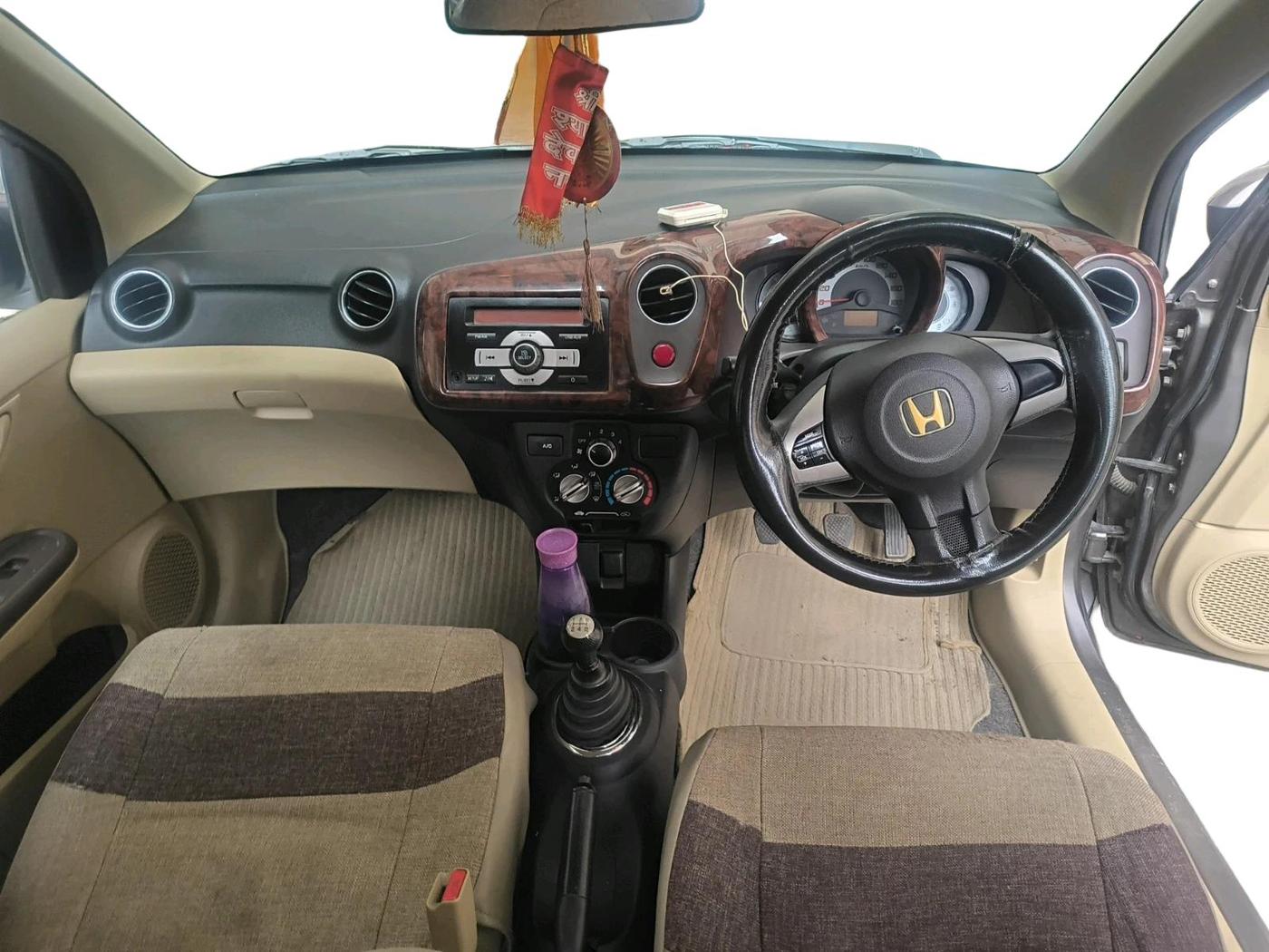 2012 Honda Brio E MT, Petrol, Manual, 57,408 km, interior