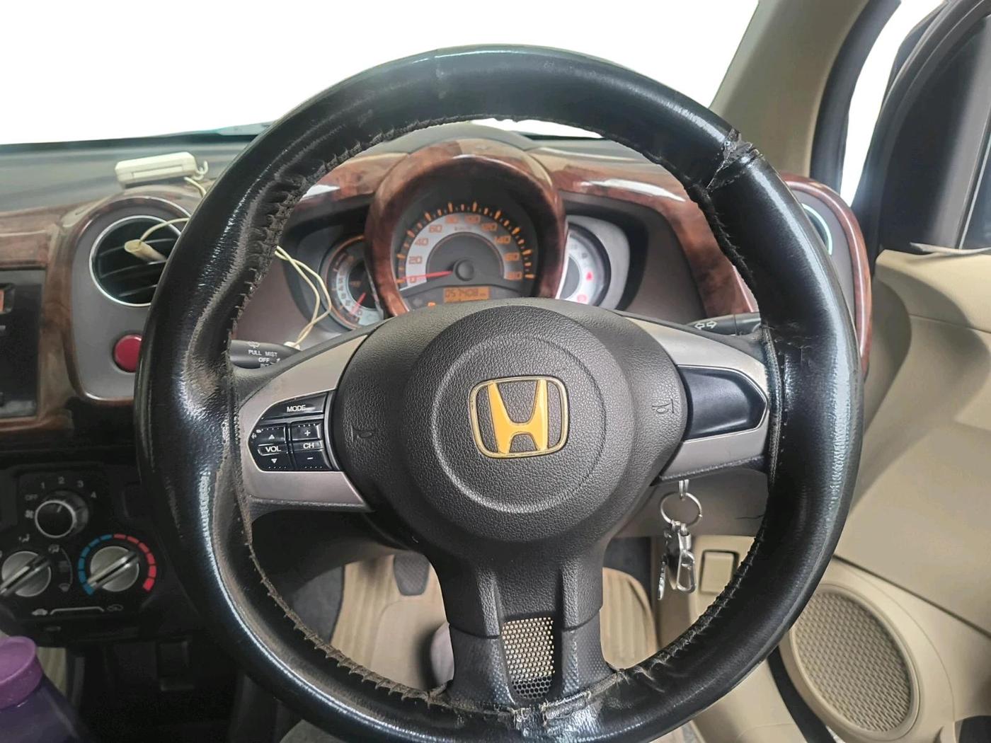 2012 Honda Brio E MT, Petrol, Manual, 57,408 km, interior