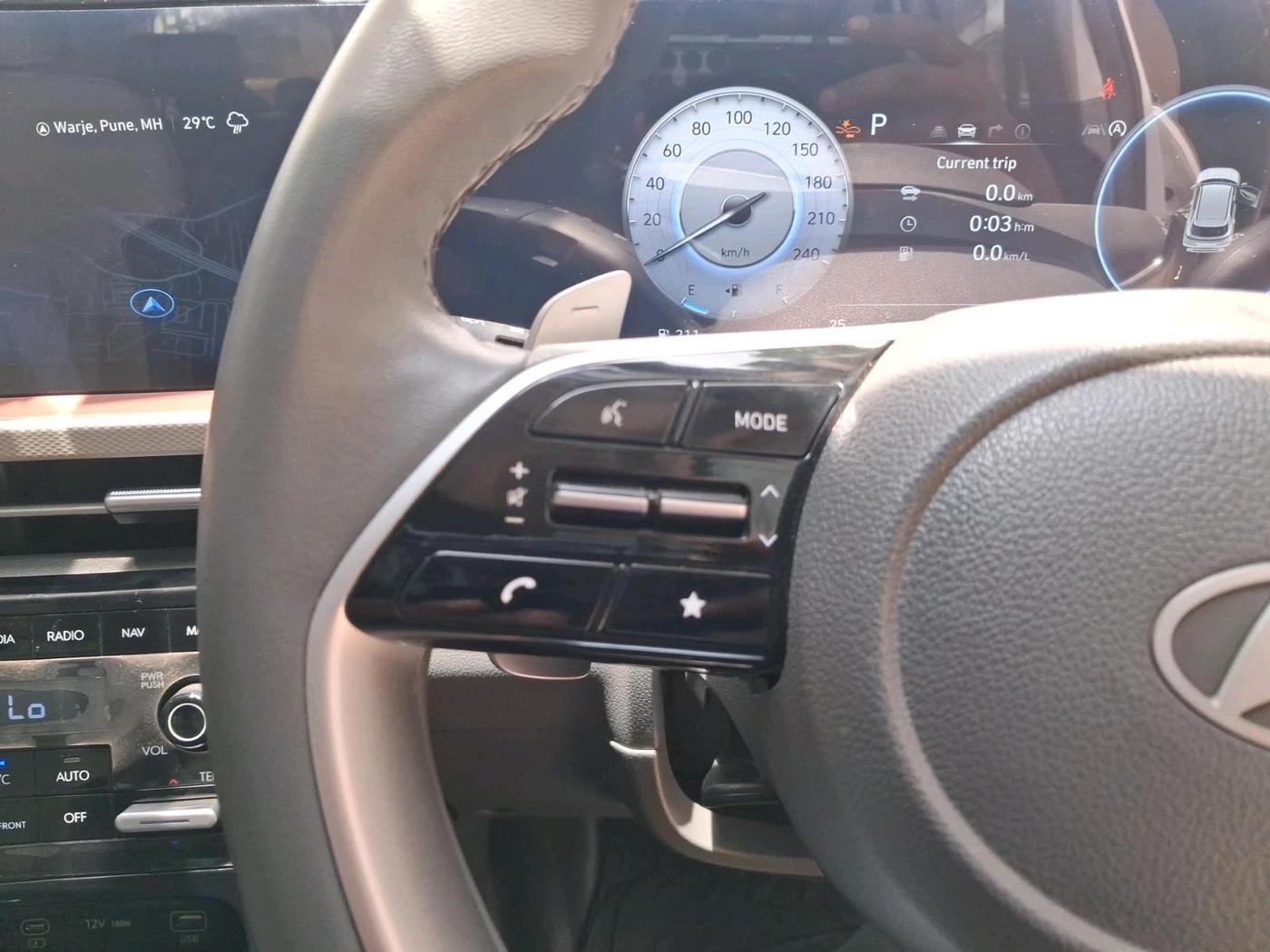 2024 Hyundai Creta Creta SX (O) 1.5 MPI IVT, Petrol, Automatic, 39,158 km, interior