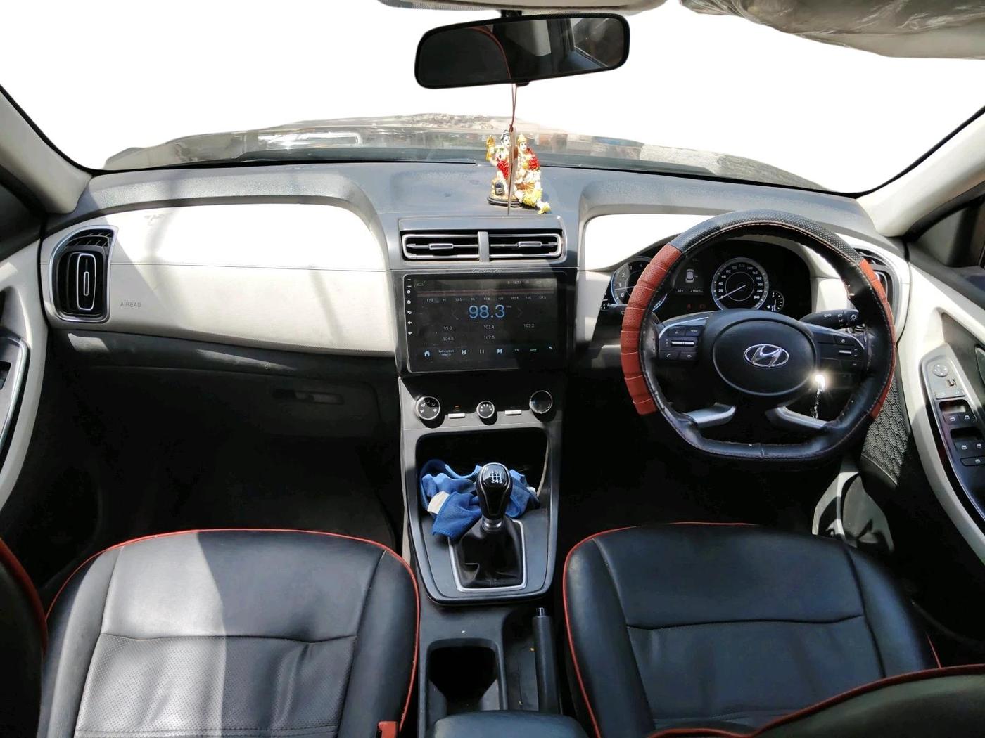 2021 Hyundai Creta E 1.5 PETROL, Petrol, Manual, 21,569 km, interior