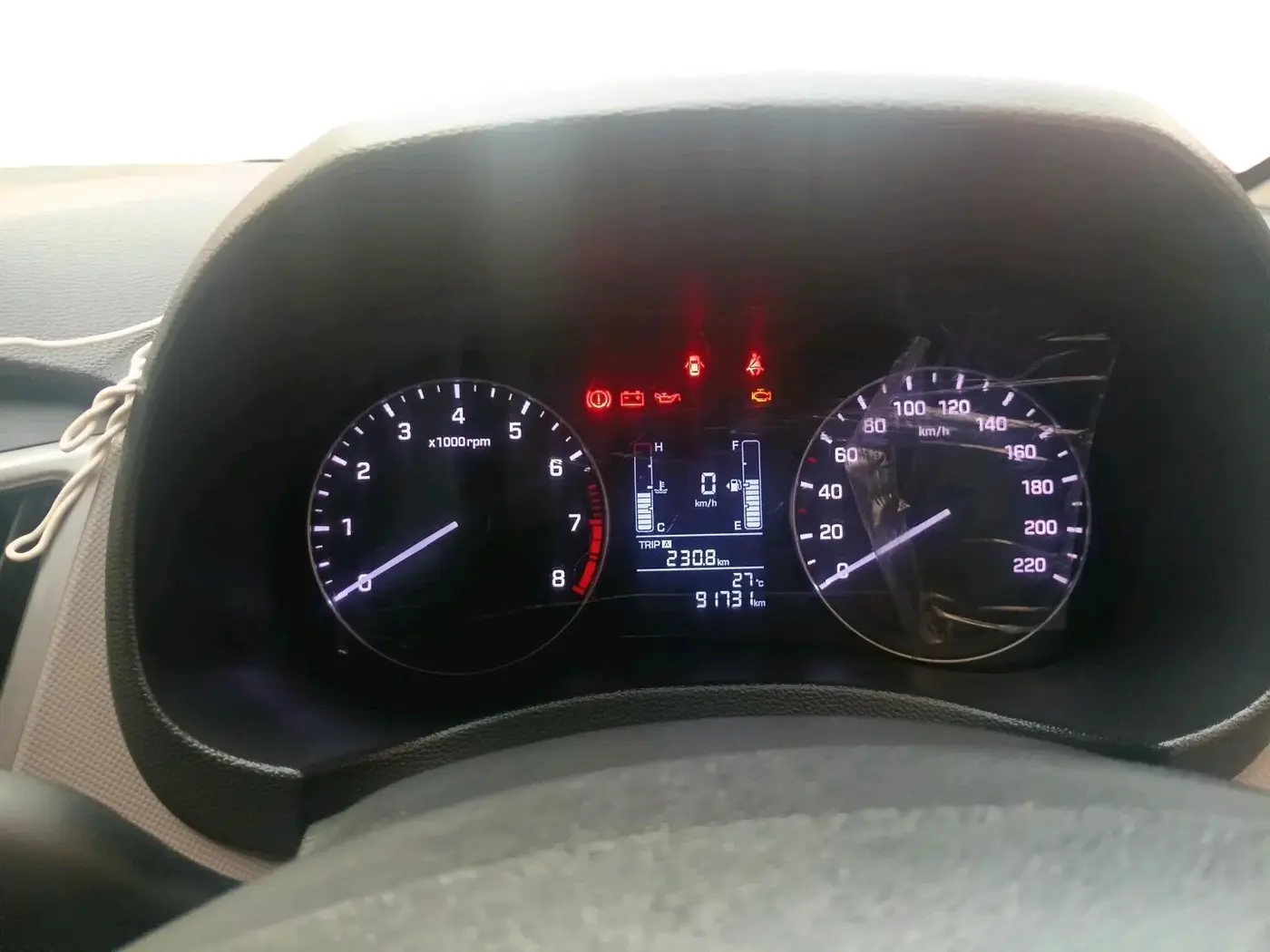 2017 Hyundai Creta E PLUS 1.6 PETROL, Petrol, Manual, 91,731 km, interior
