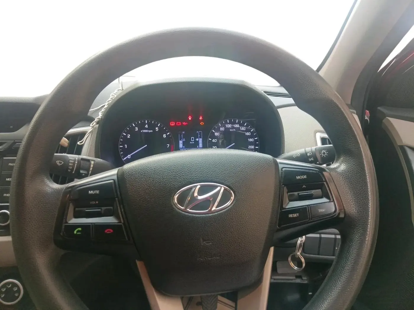 2017 Hyundai Creta E PLUS 1.6 PETROL, Petrol, Manual, 91,731 km, interior
