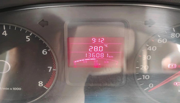 2011 Volkswagen Polo TRENDLINE 1.2L PETROL, Petrol, Manual, 1,36,081 km, interior