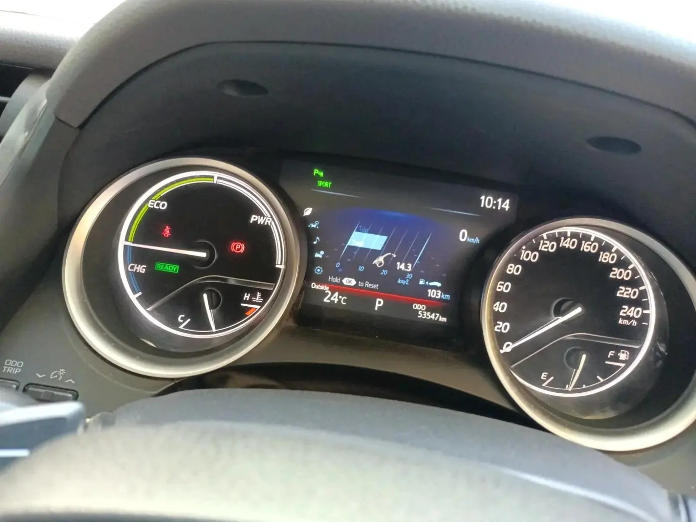 2020 Toyota Camry HYBRID, Hybrid, Automatic, 53,547 km, interior