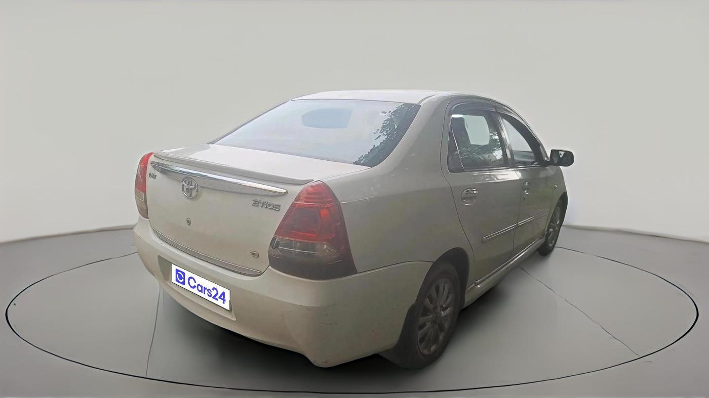 2012 Toyota Etios VD, Diesel, Manual, 75,786 km, exterior