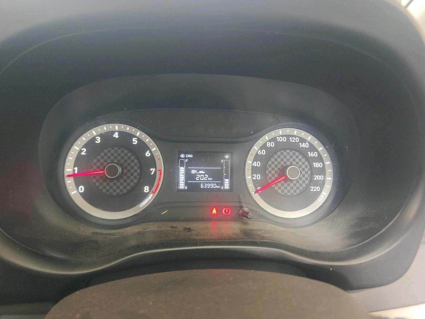 2021 Hyundai AURA S 1.2 CNG, CNG, Manual, 63,990 km, interior