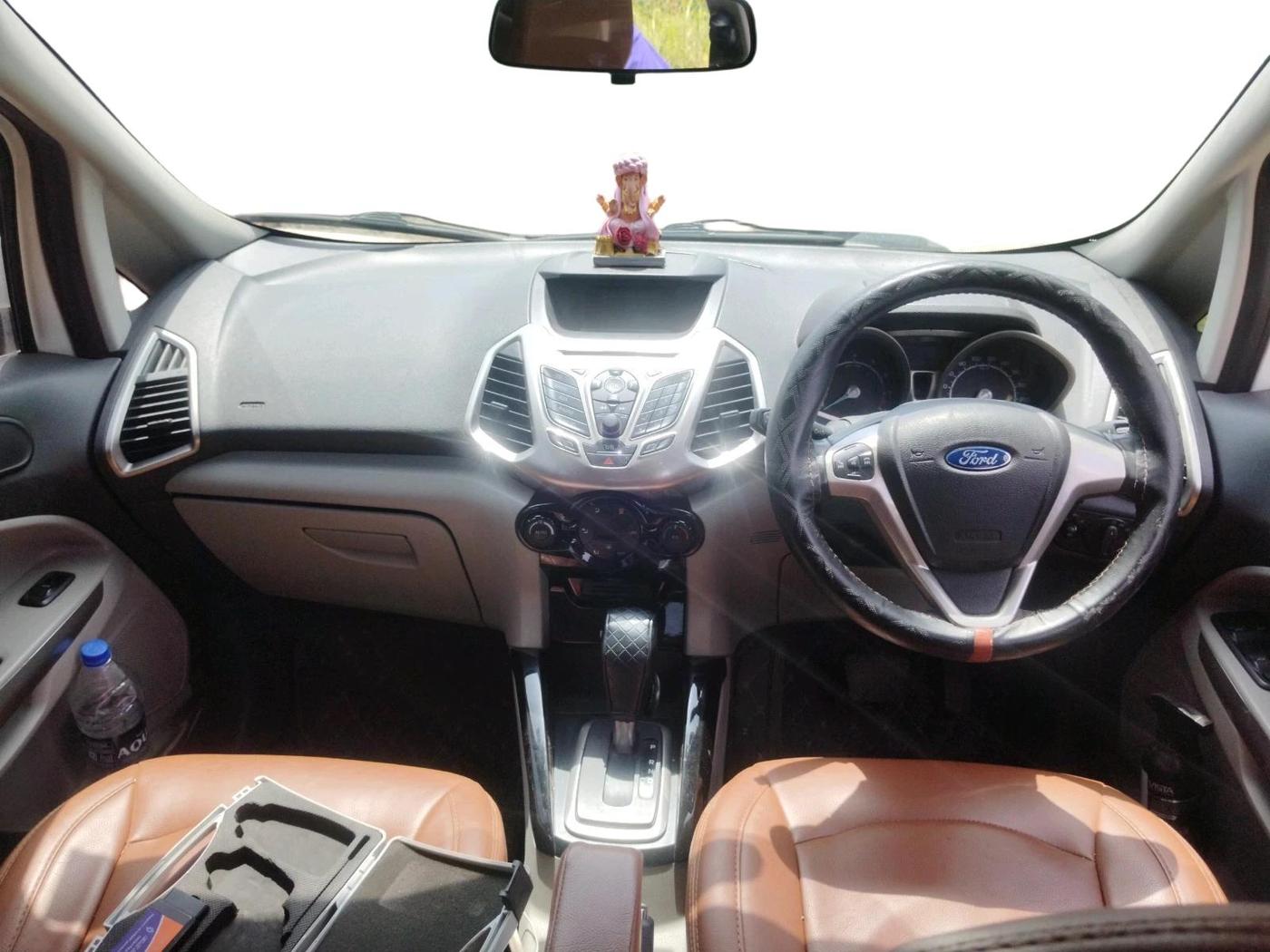 2015 Ford Ecosport TITANIUM 1.5L PETROL AT, CNG, Automatic, 60,974 km, interior