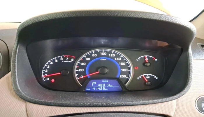 2016 Hyundai Grand i10 ASTA (O) AT 1.2 KAPPA VTVT, Petrol, Automatic, 41,428 km, interior