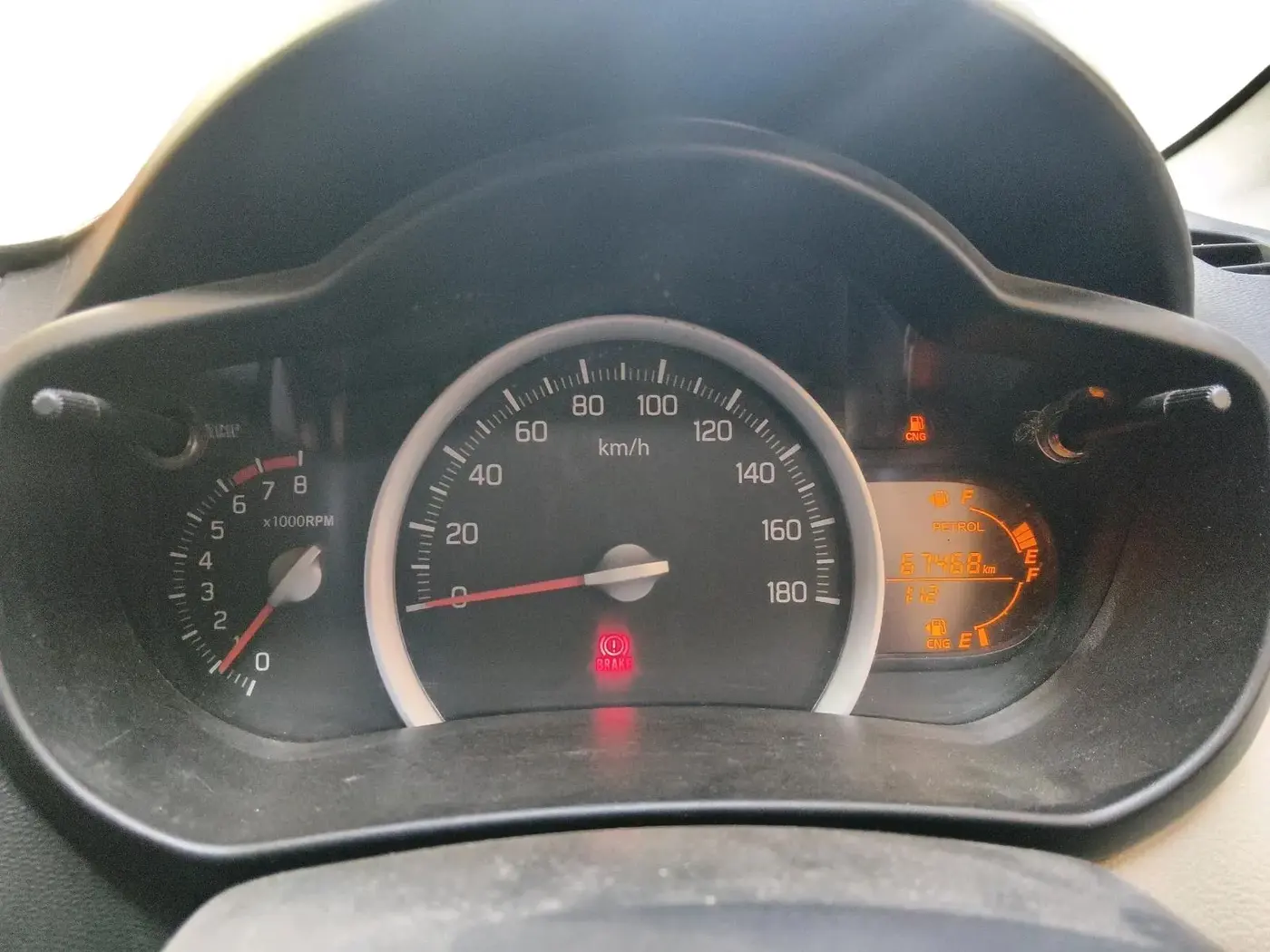 2017 Maruti Celerio VXI CNG, CNG, Manual, 67,469 km, interior