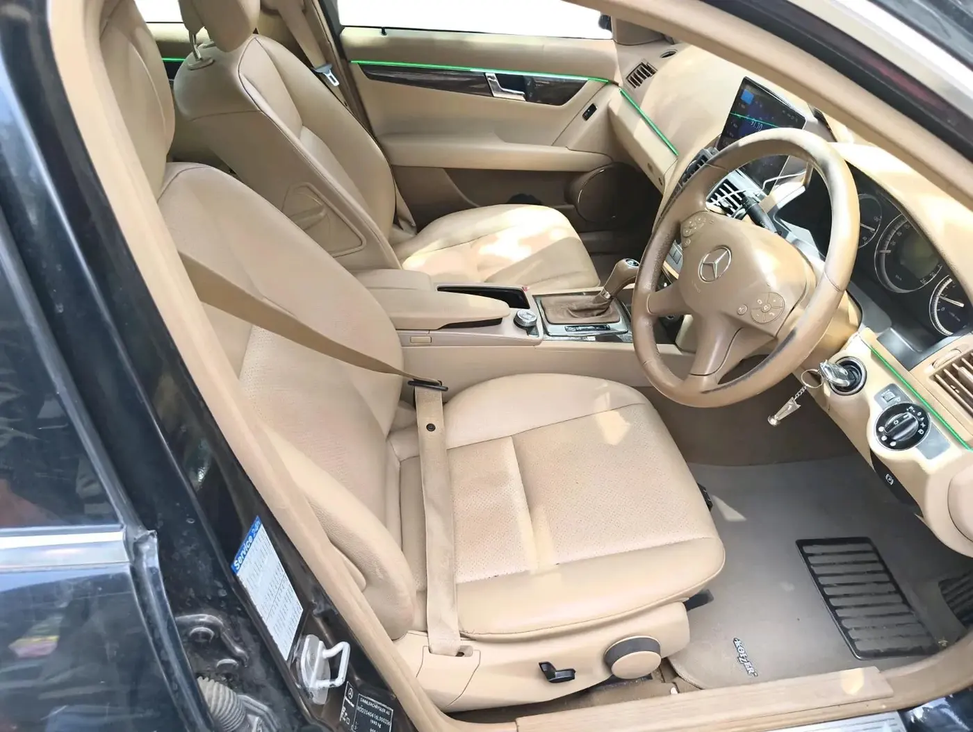 2007 Mercedes Benz C Class 200 K ELEGANCE AT, Petrol, Automatic, 57,460 km, interior