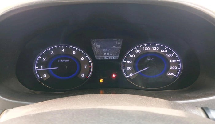 2012 Hyundai Verna FLUIDIC 1.6 VTVT SX, CNG, Manual, 86,156 km, interior