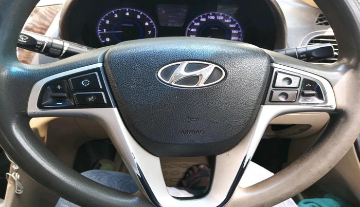 2012 Hyundai Verna FLUIDIC 1.6 VTVT SX, CNG, Manual, 86,156 km, interior