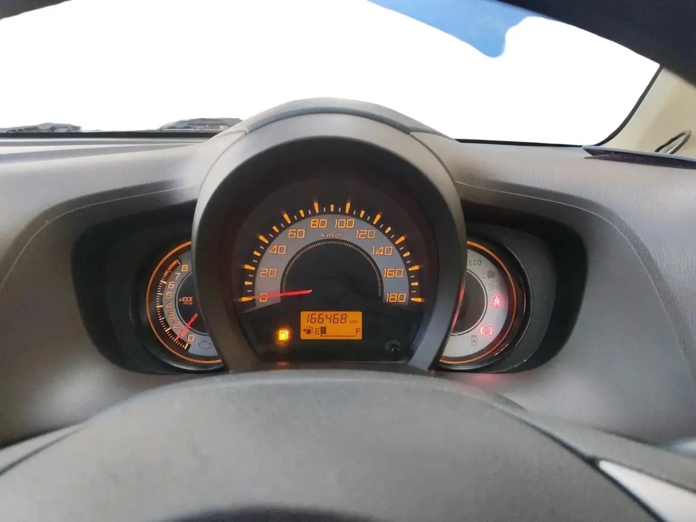 2012 Honda Brio S MT, Petrol, Manual, 1,66,468 km, interior