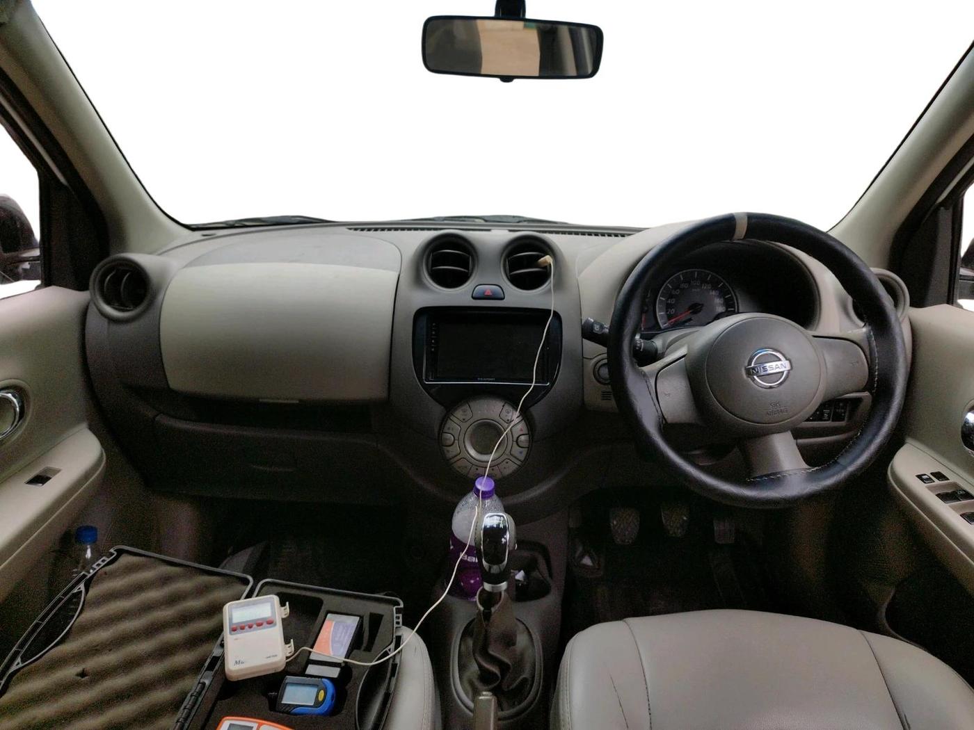 2011 Nissan Micra XV PETROL, Petrol, Manual, 1,17,594 km, interior